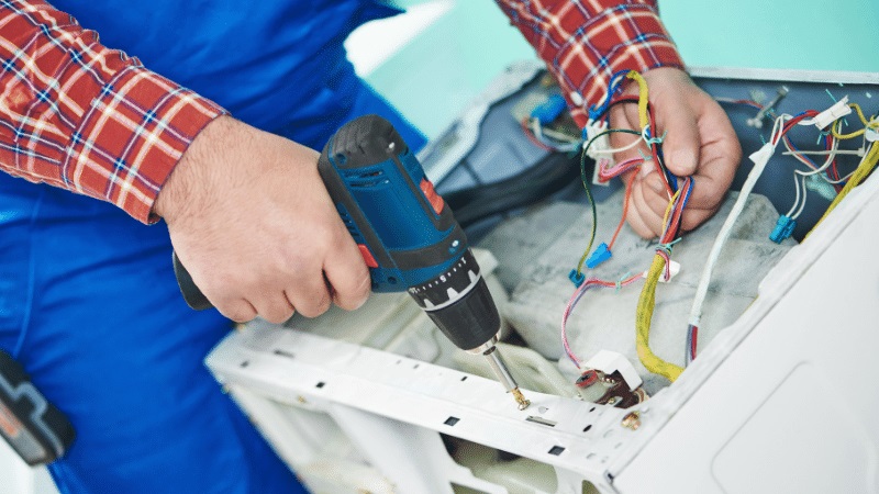 Manisa Maktek Maktek çamaşır makinesi kart tamiri – Su almama arızası orijinal parça ile giderildi. - Teknik servis örneği